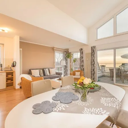 Penthouse Strandburg Mit Meerblick Privatunterkunft